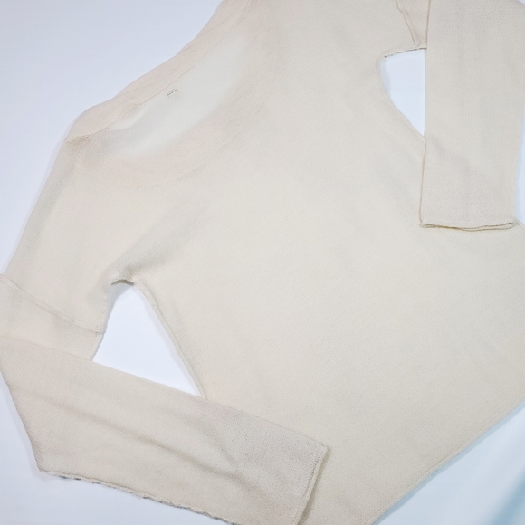 Ruehl No. 925 Wool Sweater - Size L Cream - Picture 7 of 9